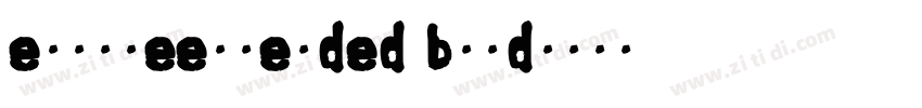 europeextended bold字体转换